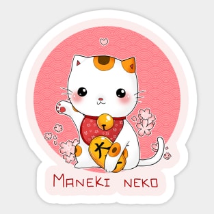 Maneki Neko Sticker